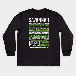 Savannah Kids Long Sleeve T-Shirt